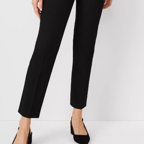 NWT Womens Ann Taylor The Eva Classic Black Ankle Pant Size 4 MSRP $98 - Picture 4 of 11
